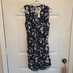 GAP Navy Floral Mini Dress
